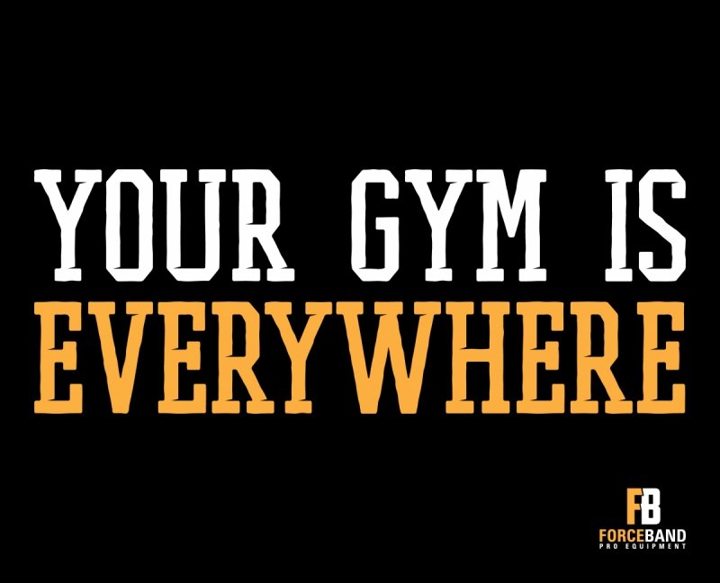 Plecak &quot;Your Gym is Everywhere&quot; Worek Treningowy