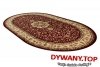 ROYAL RED rozeta klasyczny czerwony owal