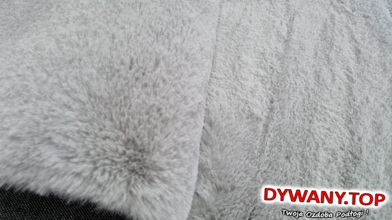 Fluffy pluszowy grey szary