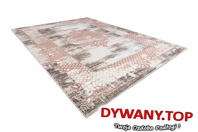 CORE W9797 rozeta jasny beż różowy