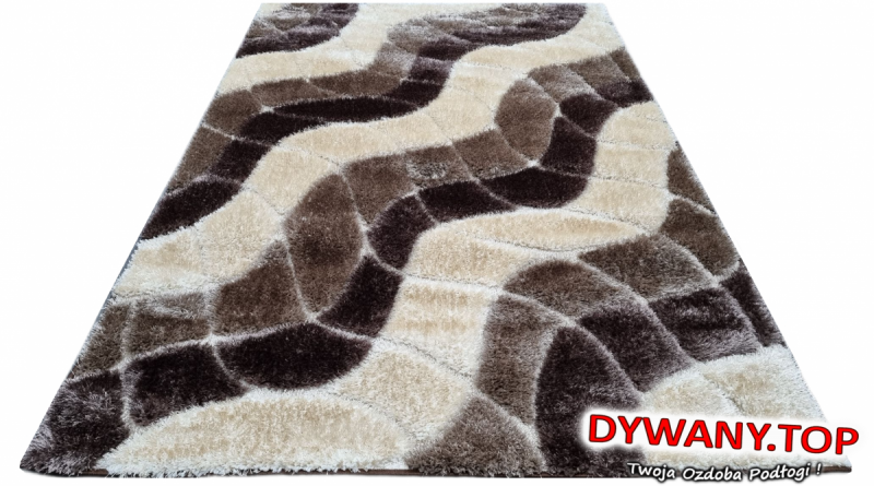 SEHER 3D brown-vizon beżowy