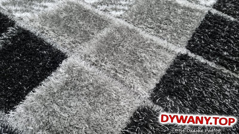 SEHER 3D black-grey szary kwadraty