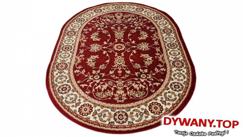 ORIENT red 001 bordowy owal