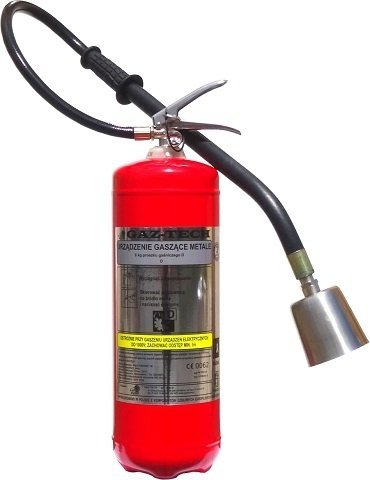 Urządzenie gaszące metale UGM-12x D (metale palne)
