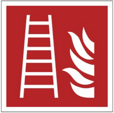 Znak drabina pożarowa F03 (FF)