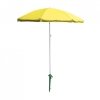 Parasol ogrodowy plażowy regulowany łamany składany UV 150cm żółty
