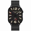 Smartwatch Gravity GT15-1 Czarny Pasek Silikonowy + Czarna Bransoleta