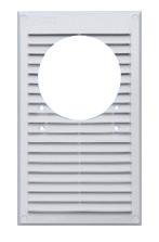 KRATKA DO POCHŁANIACZA 175*295MM FI120MM BIAŁA Z SIATKĄ