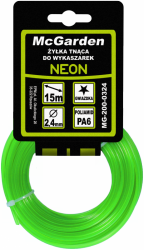 ŻYŁKA DO WYKASZARKI GWIAZDKA NEON 2.7MM 15M