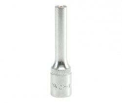 NASADKA DŁUGA 6-KĄTNA CHROMOWANA 1/4'' 4.5MM