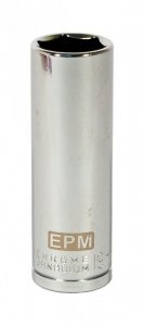 NASADKA DŁUGA 1/2'' 6-KĄTNA CHROMOWANA 20MM