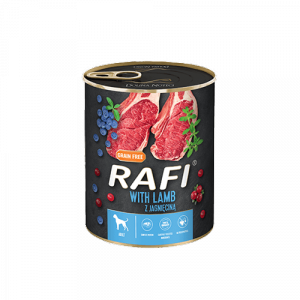 Rafi z jagnięciną, borówką i żurawiną 800 g