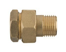 ZŁĄCZKA MOSIĘŻNA ŚRUBUNEK PROSTY ORING 1&#039;&#039;