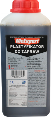 PLASTYFIKATOR DO ZAPRAW ZASTĘPUJĄCY WAPNO 1L