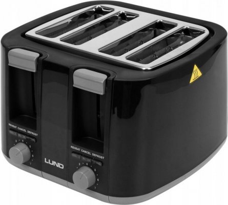 TOSTER 1300-1500W CZARNY