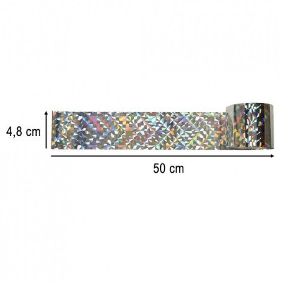 Odstraszacz ptaków taśma odblaskowa odstraszająca ptaki 5cm x 50m 1 sztuka