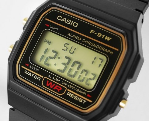 Zegarek Męski CASIO F-91WG-9QDF