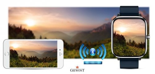 Smartwatch Giewont Dynamic SmartCall GW230-4 - Silver/Deep Ocean