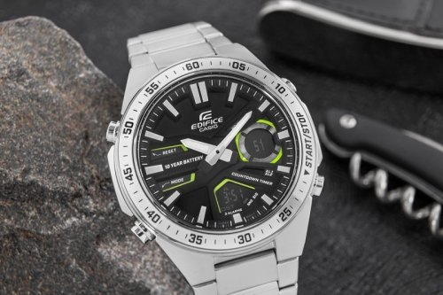Zegarek Męski CASIO EDIFICE EFV-C110D-1A3VEF 10 BAR + BOX