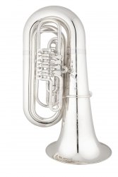 ANDREAS EASTMAN tuba B model EBB562S, PROFESSIONAL, 4/4, 4 wentyle obrotowe, posrebrzana, z futerałem