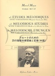 Moyse M.: 25 Etudes Melodiques avec var. na flet