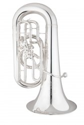 ANDREAS EASTMAN tuba Es model EBE853S, PROFESSIONAL, 4/4, 4 wentyle tłokowe, posrebrzana, z futerałem