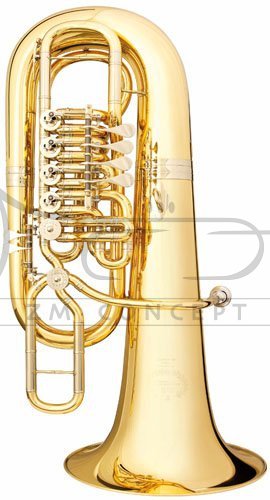 B&amp;S tuba F model 5100/W-L Perantucci PT-16, lakierowana, z futerałem
