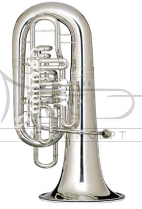 MELTON MEINL WESTON tuba F 6460-S &quot;Kodiak&quot;, wielkość 6/4, 6 wentyli obrotowych (4+2) posrebrzana, z futerałem typu gigbag