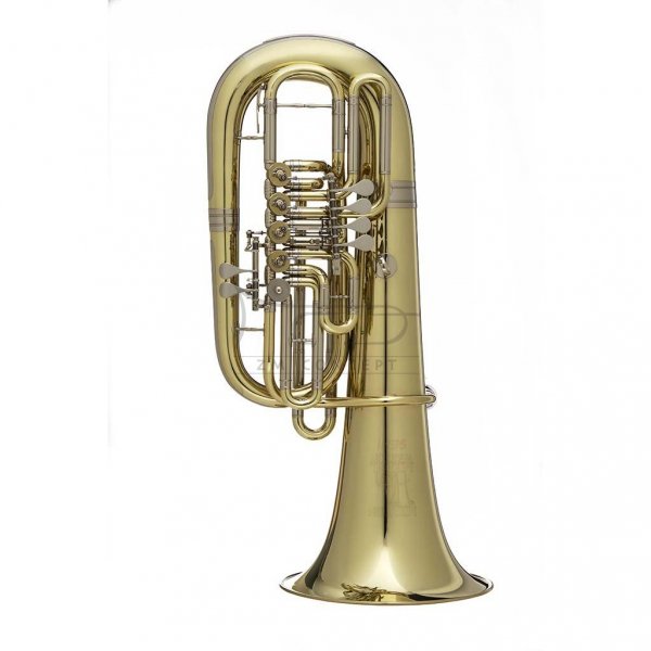 MELTON MEINL WESTON tuba F model 45-L SENI, 6/4, 5 wentyli obrotowych (4+1), lakierowana, z futerałem