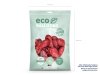 Balony Eco 30cm metalizowane, jasny czerwony (1 op. / 100 szt.)