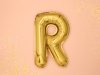 Balon foliowy Litera ''R'', 35cm, złoty