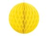 Kula bibułowa, żółty, 10cm