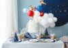 Balonowy topper na tort Samolot, mix, 29 cm