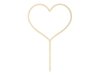 Topper drewniany Serce, 23cm