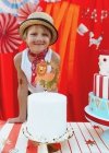 Topper na tort Lew, 16 x 16 cm, mix (1 karton / 40 szt.)