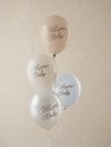 Balony 30 cm, Welcome Baby, mix niebieski (1 op. / 6 szt.)