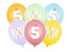 Balony 30 cm, 5, mix (1 op. / 6 szt.)
