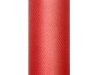 Tiul gładki, czerwony, 0,3 x 9m