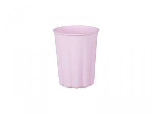 Kubeczki plastikowe Falbanka, 220 ml, fioletowy (1 karton / 24 op.) (1 op. / 4 szt.)