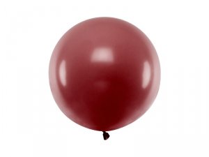 Balon okrągły 60cm, Pastel Burgundy
