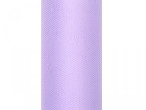 Tiul gładki, liliowy, 0,15 x 9m (1 szt. / 9 mb.)