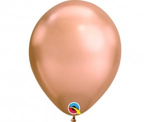 Balony 11 cali QL chrom różowozłoty 1 szt.