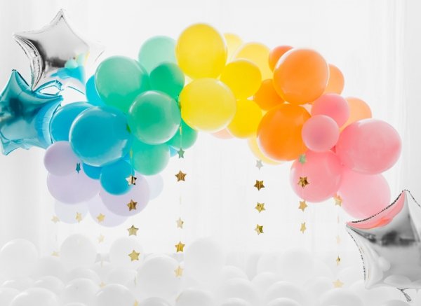 Balony Eco 26cm pastelowe, błękit (1 op. / 100 szt.)