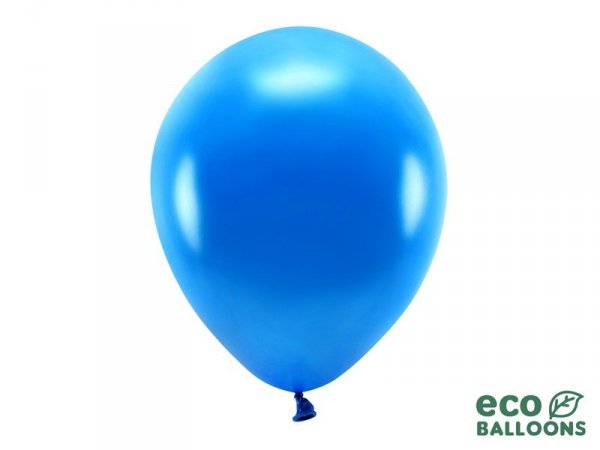 Balony Eco 30cm metalizowane, granat (1 op. / 100 szt.)