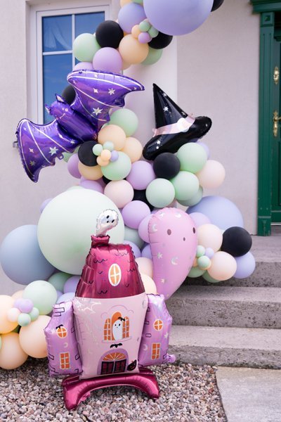Balon foliowy Nawiedzony Dom, 89,5x116,5 cm, mix
