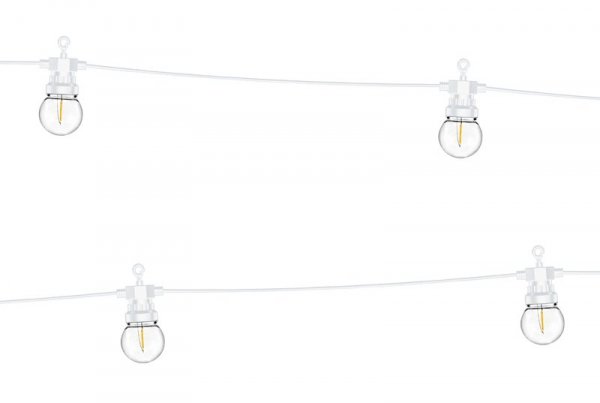 Lampki dekoracyjne LED, biały, 5m