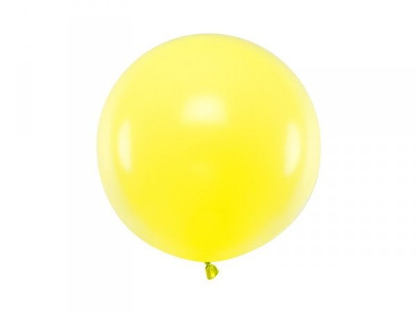 Balon okrągły 60 cm, Pastel Lemon Zest