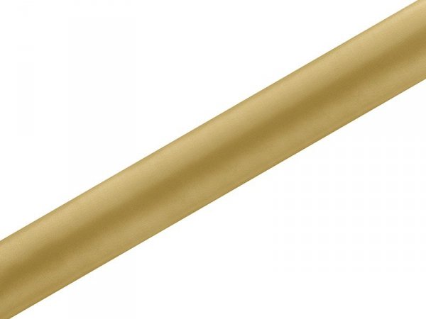 Satyna gładka, złoty, 0,36 x 9m (1 szt. / 9 mb.)