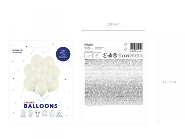Balony Strong 30cm, Pastel Light Cream (1 op. / 10 szt.)