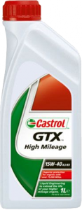 CASTROL GTX HIGH MILEAGE 15W-40 1L. 